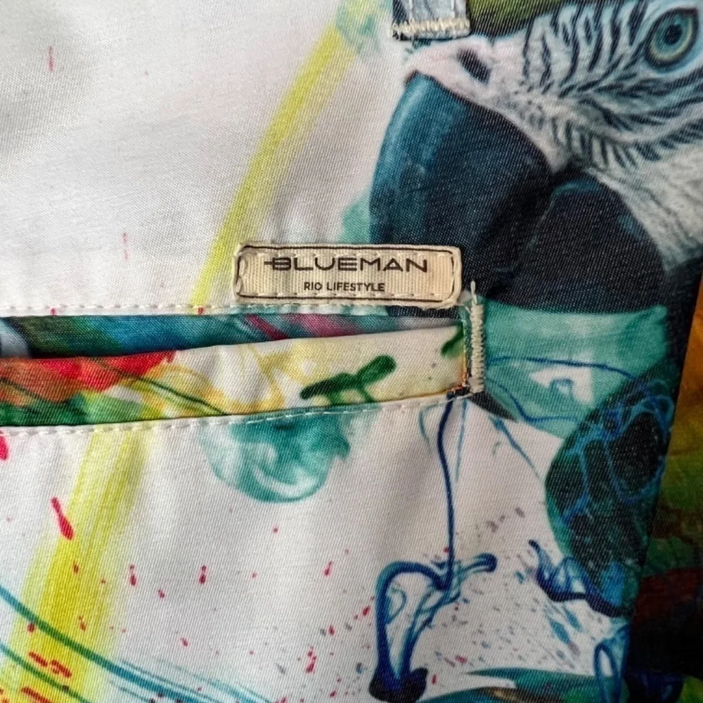 *FIRM PRICE* Blueman Vibrant Tropical Print Swim Trunks